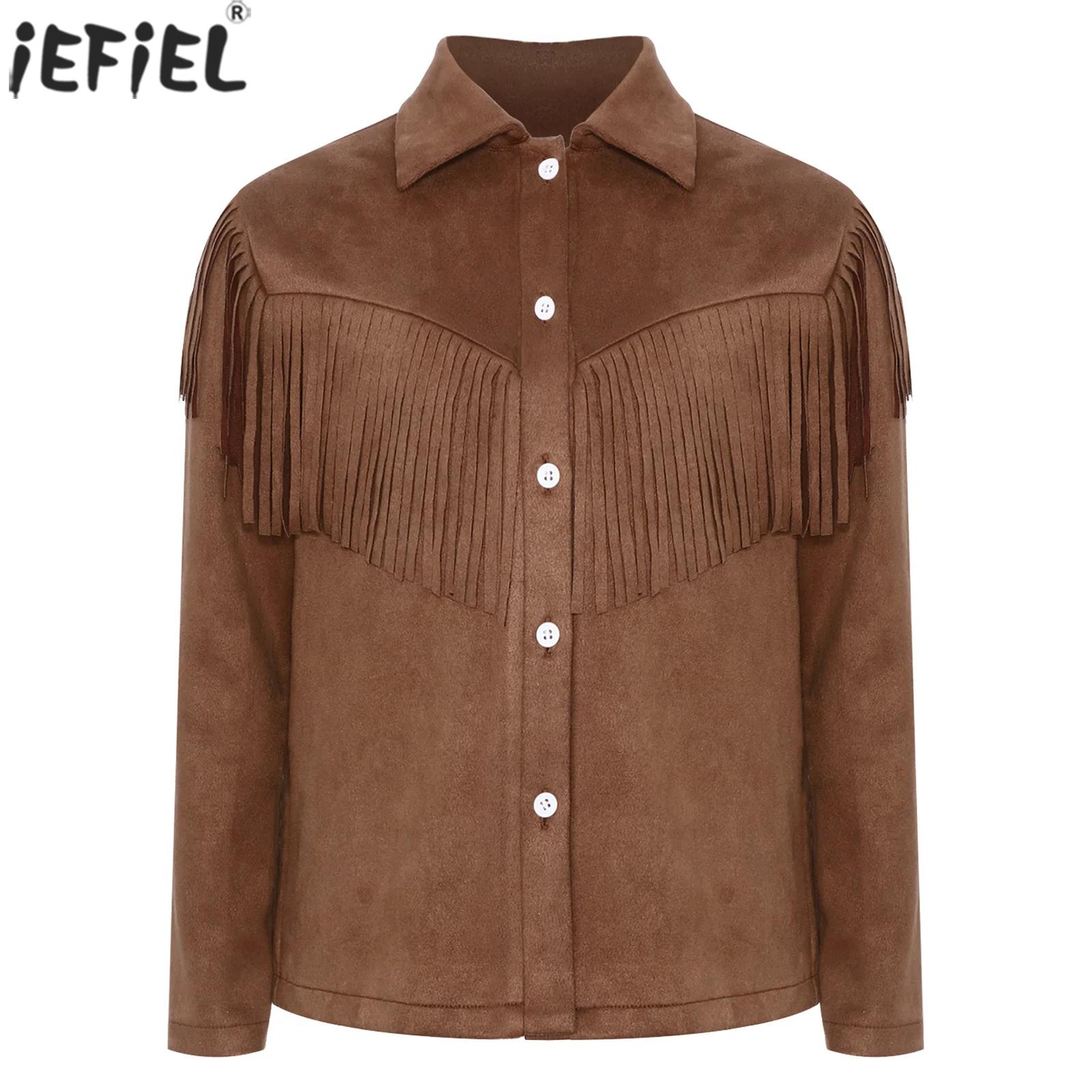 Vintage Fashion Outfit - Boys Girls Western Cowboy Cowgirl Costume