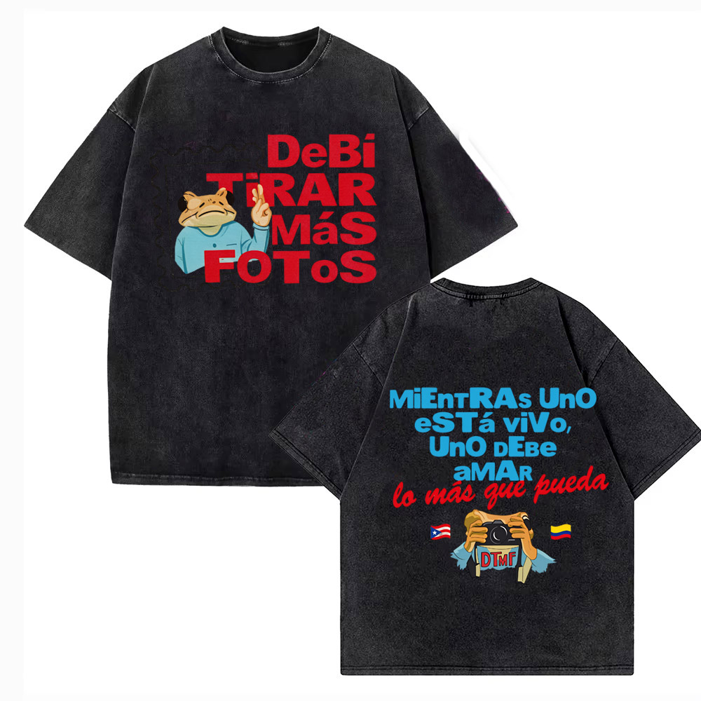 Vintage Fashion World - Rapper Bad Bunny T-shirt Debi Tirar