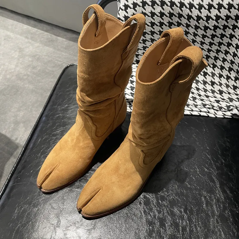 Vintage Fashion Online - Fashion Vintage Boots Split Toes Korean