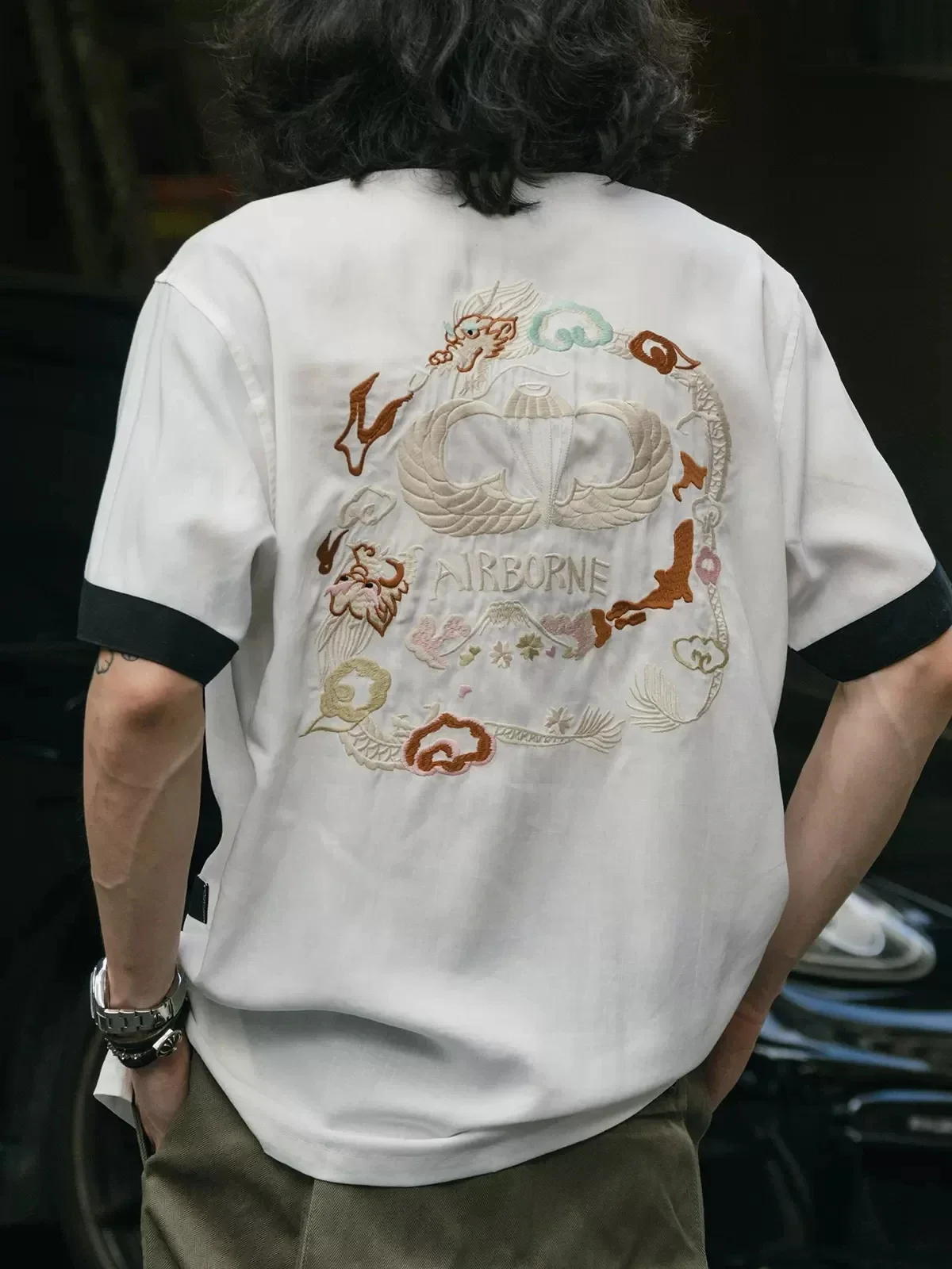 Non Stock Old Fashioned Embroi - Bowling Shirt Camp 评论和价格