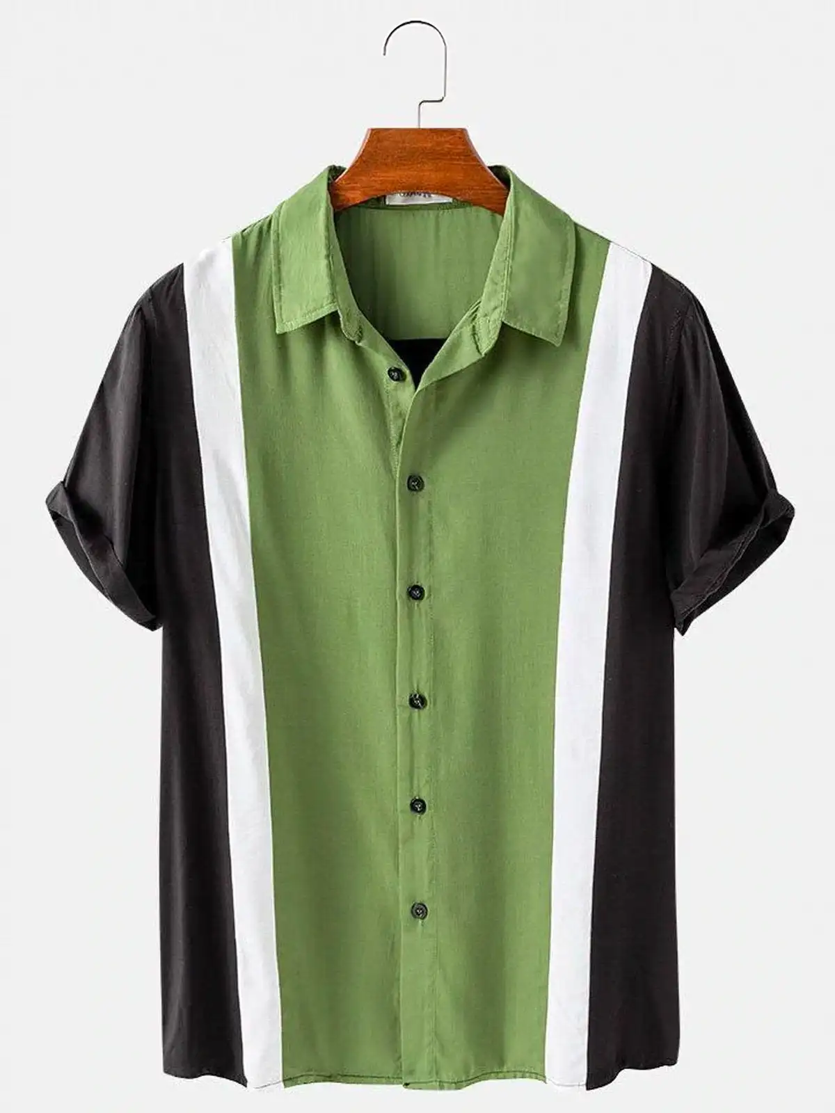 Mens Vintage 50s Classic Two T - Bowling Shirt Camp 评论和价格