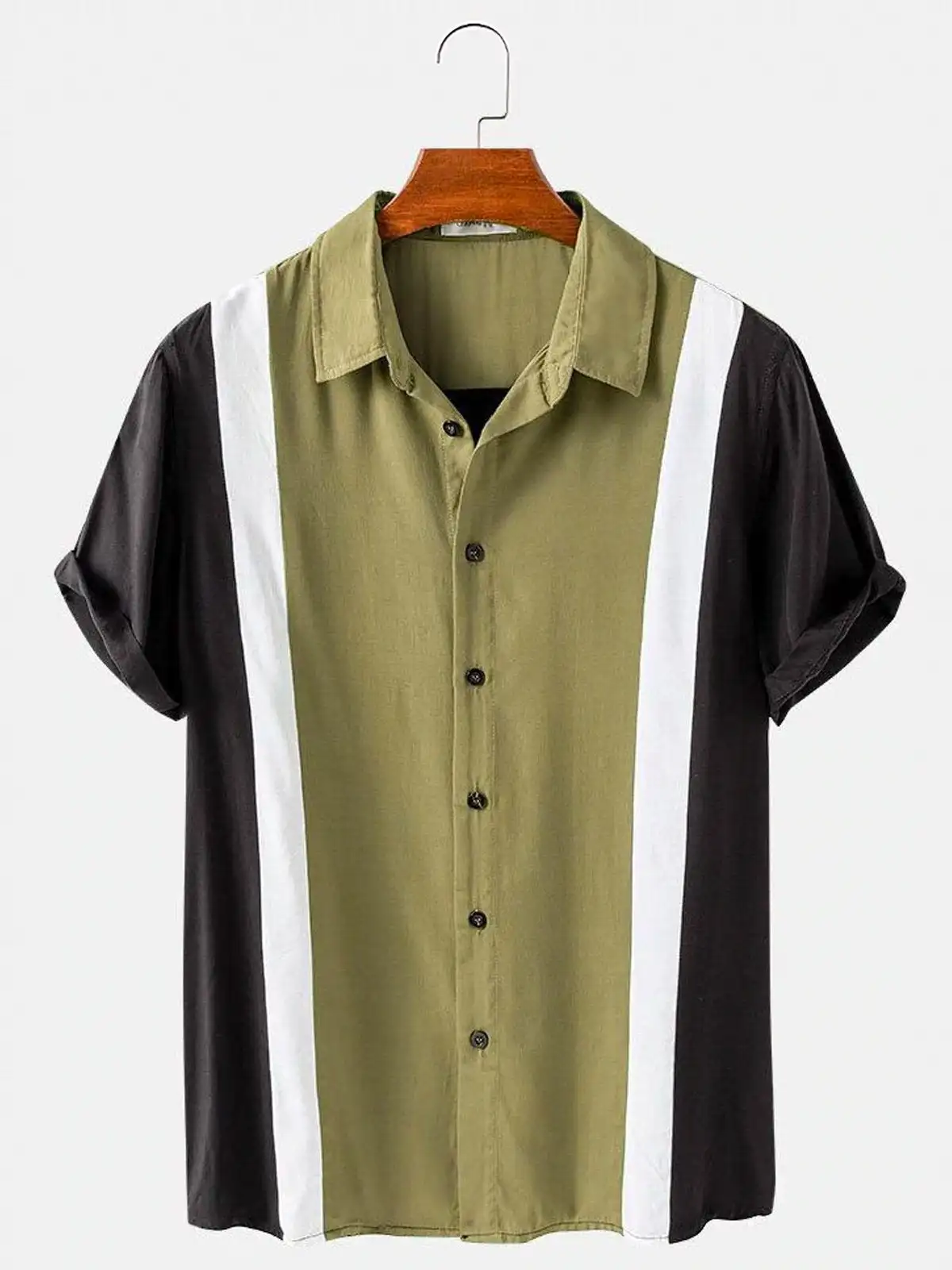 Mens Vintage 50s Classic Two T - Bowling Shirt Camp 评论和价格