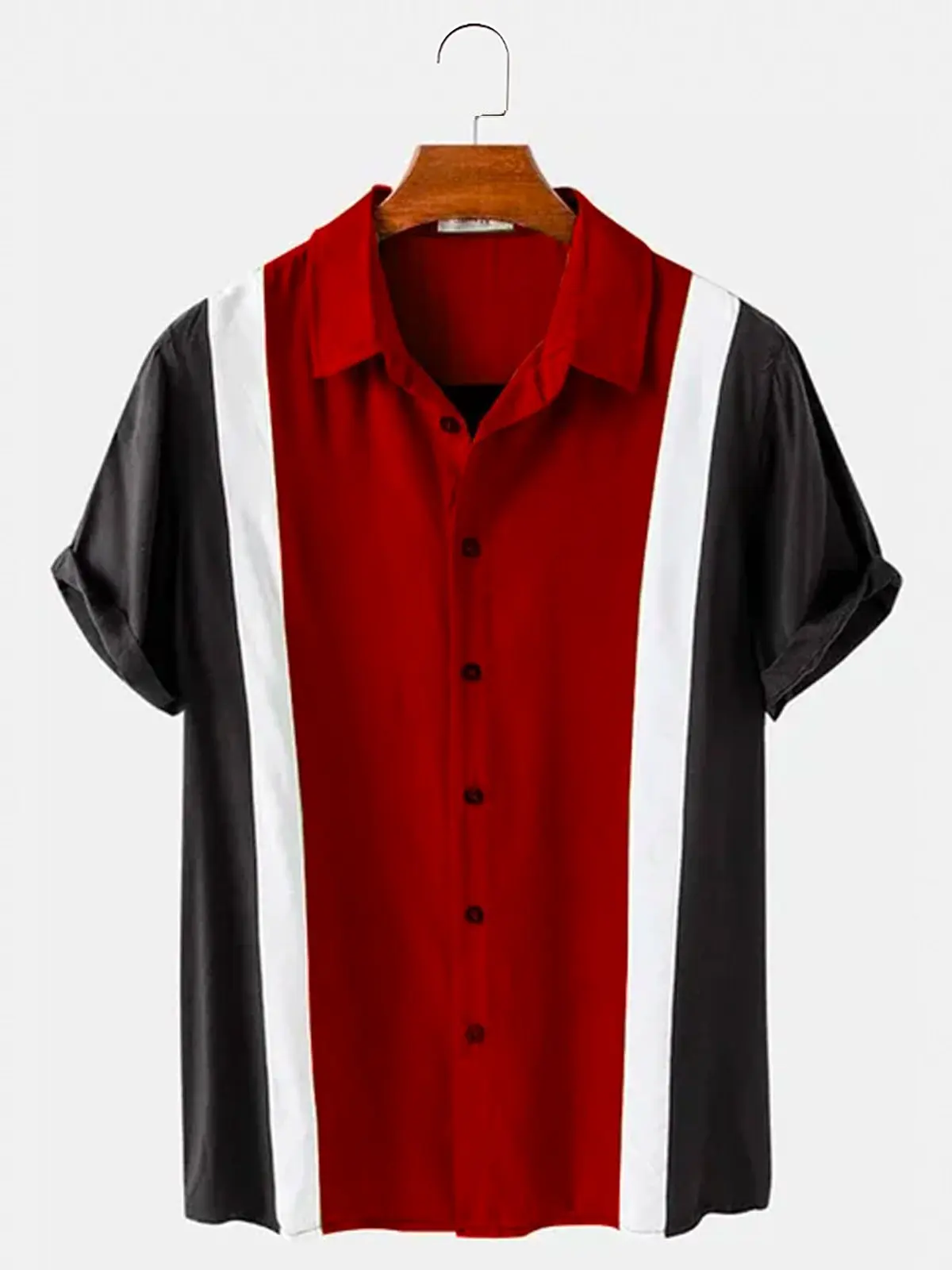 Mens Vintage 50s Classic Two T - Bowling Shirt Camp 评论和价格