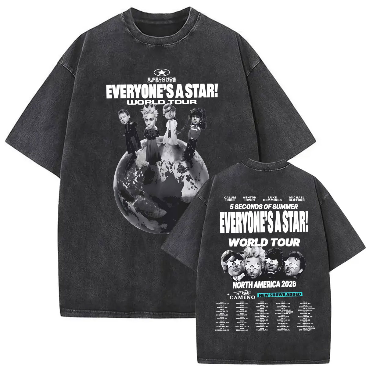 Vintage Washed 5 Seconds of Su - Vintage Fashion World 评论和价格