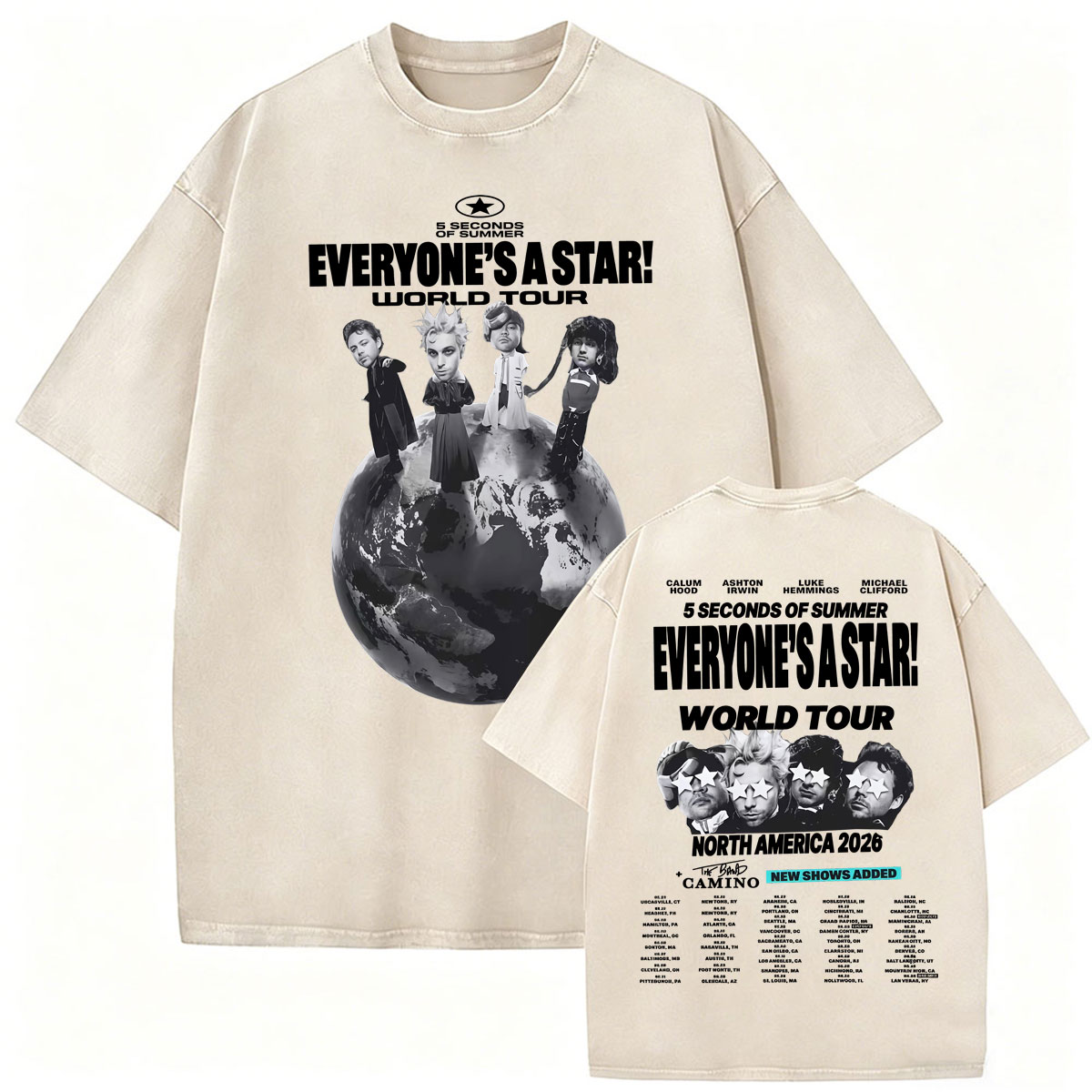 Vintage Washed 5 Seconds of Su - Vintage Fashion World 评论和价格