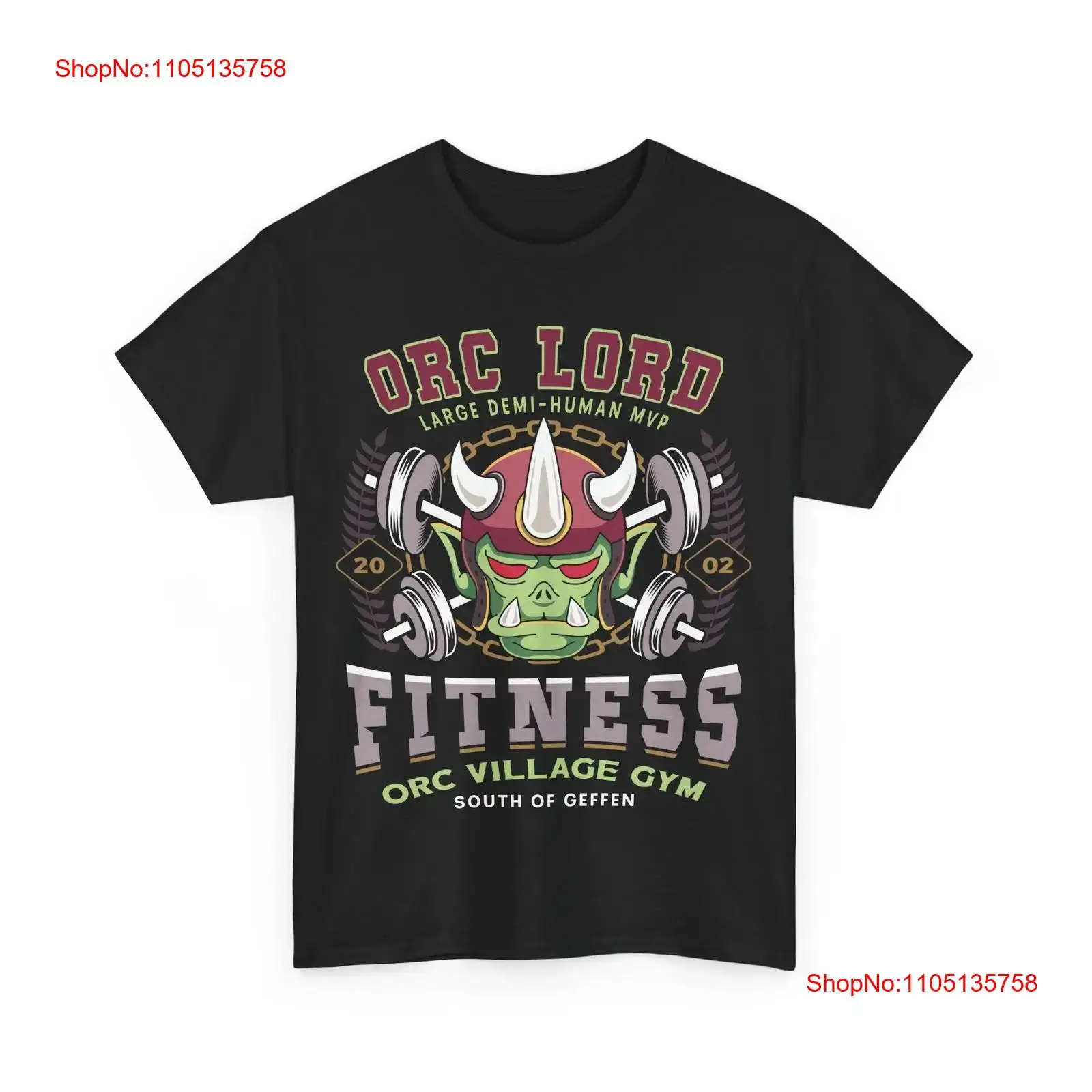 Geffen Orc Village Fitness T S - Vintage Fashion Video 评论和价格