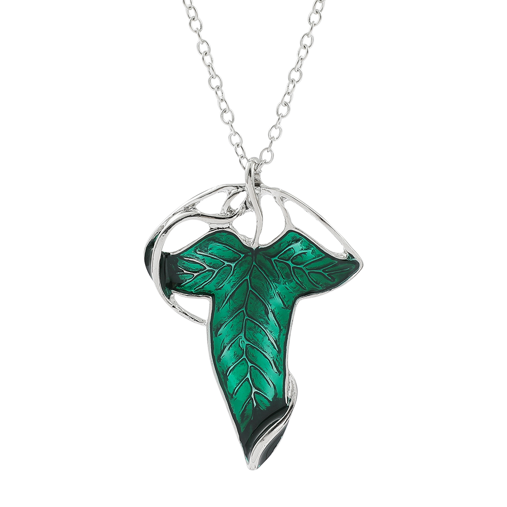 Vintage Green Leaf Pendant Nec - Vintage Fashion Outfit 评论和价格
