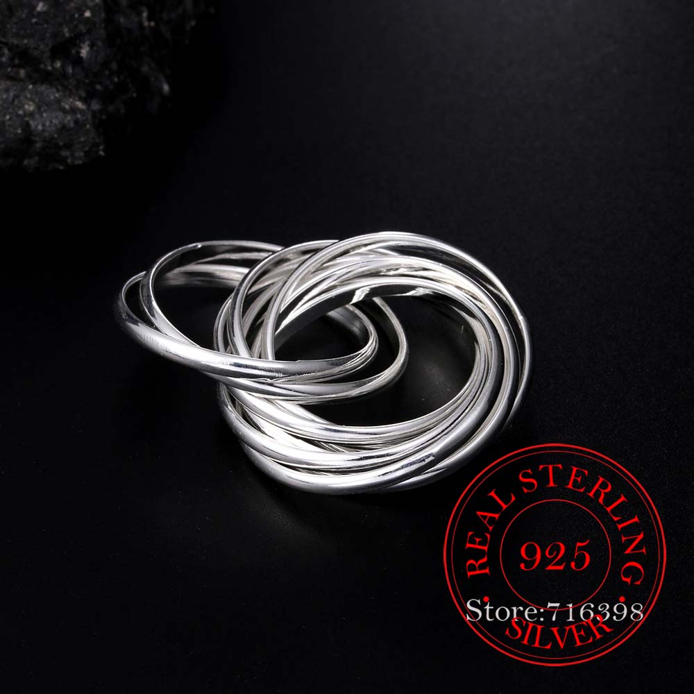 100% 925 Sterling Silver Jewel - Vintage Fashion Rings For Women 评论和价格
