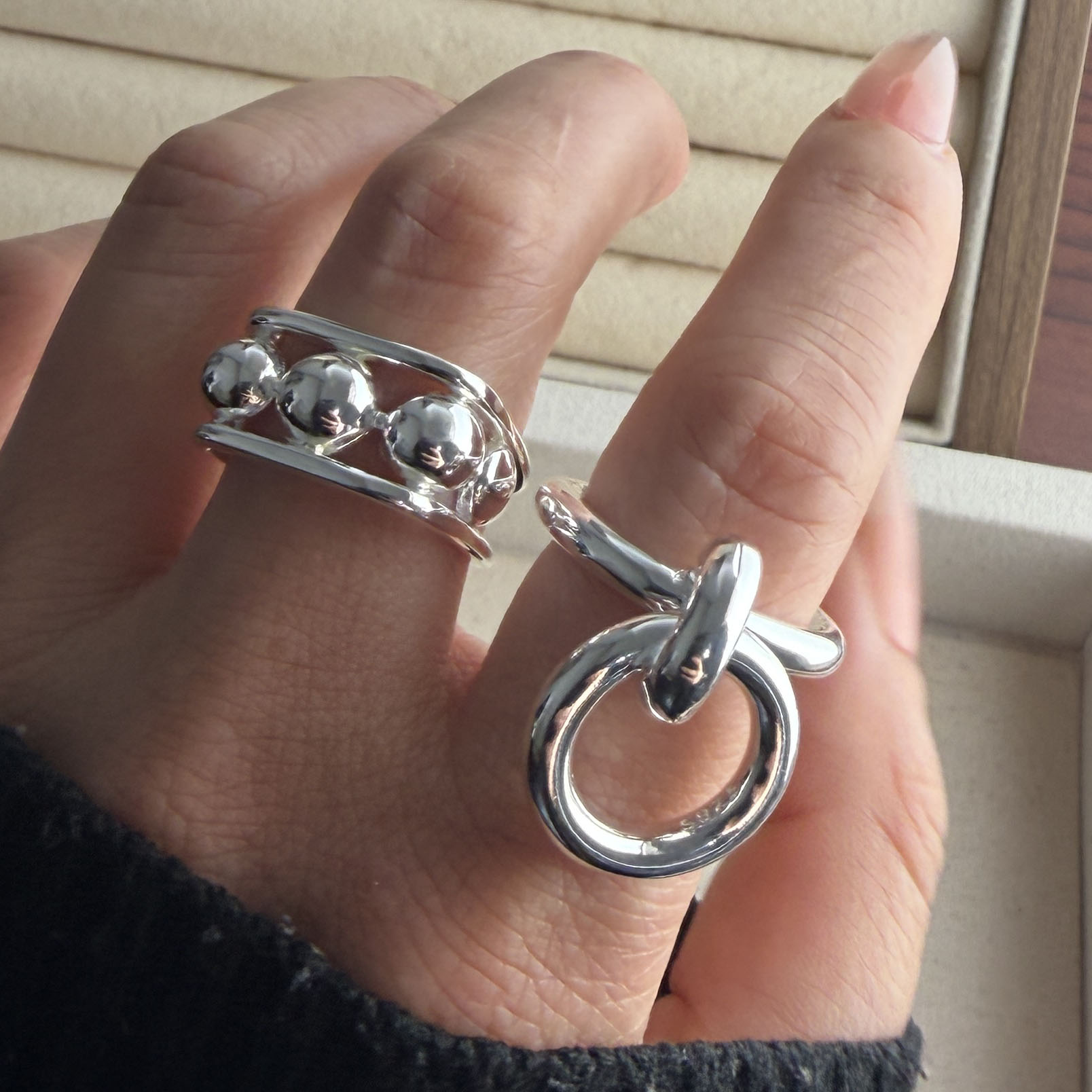 925 Sterling Silver Rings For  - Vintage Fashion Rings For Women 评论和价格