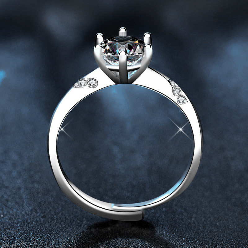 925 Silver Zircon Oxide Enamel - Vintage Fashion Rings For Women 评论和价格