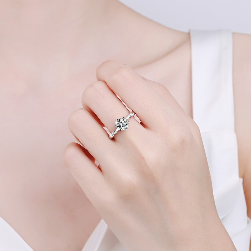 925 Silver Zircon Oxide Enamel - Vintage Fashion Rings For Women 评论和价格