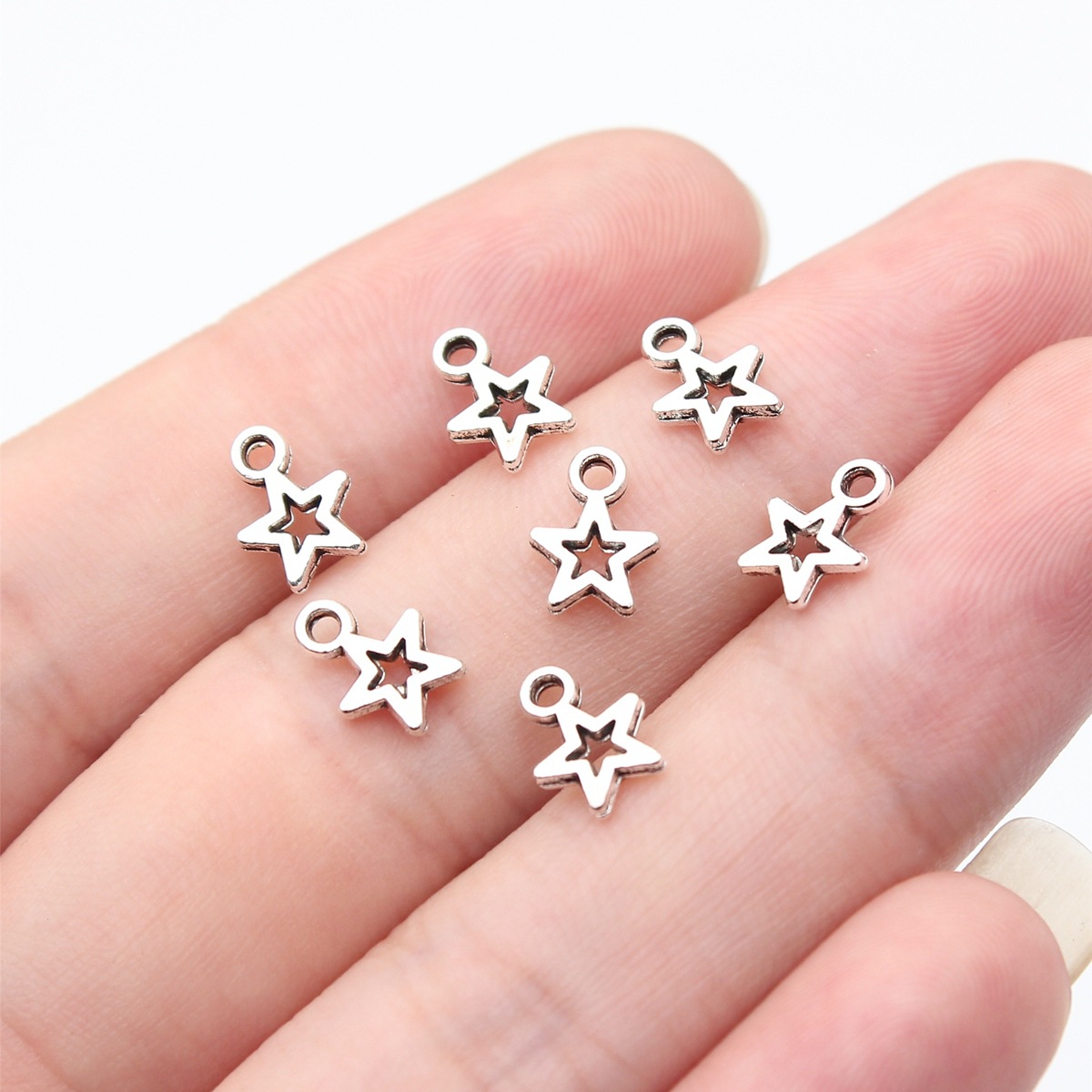 80pcs 8.5x6.2mm(0.33x0.24inch) - Vintage Fashion Theme 评论和价格