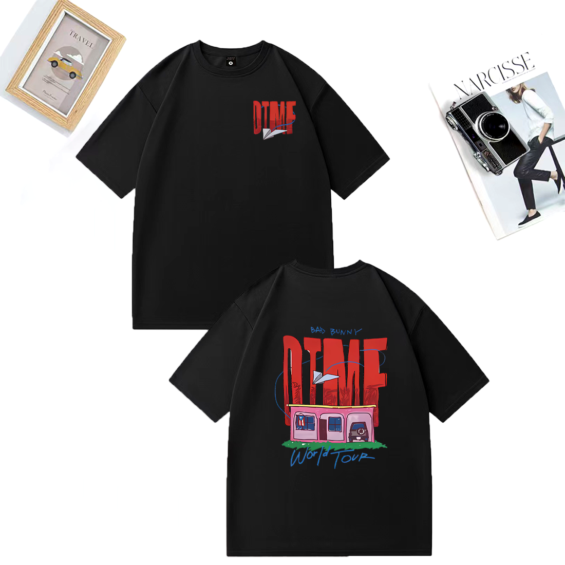 Singer Bad Bunny DTMF World To - Vintage Fashion World 评论和价格