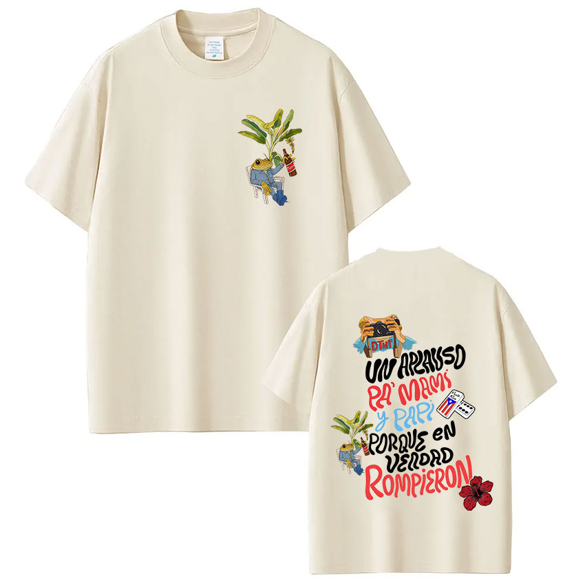 Rapper Bad Bunny T-shirt Debi  - Vintage Fashion World 评论和价格