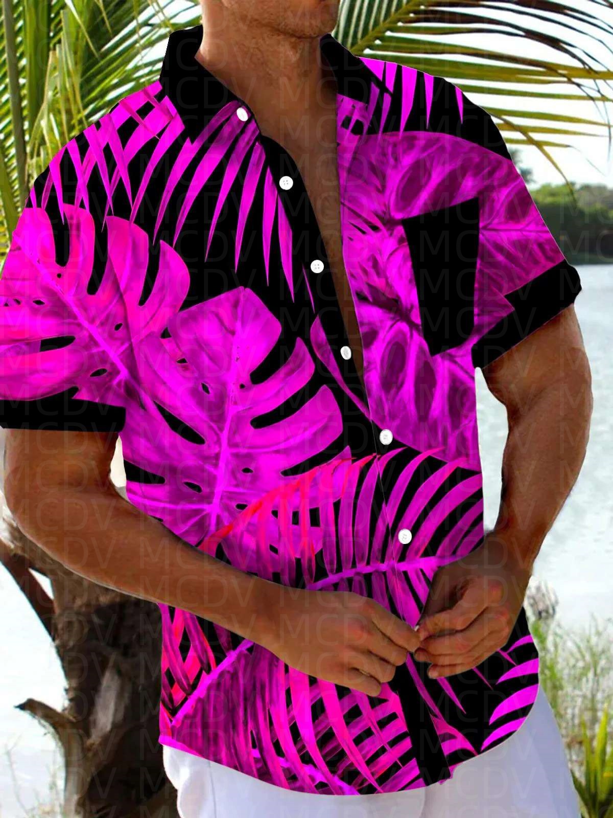 Bowling Pattern Men's Hawaiian - Bowling Shirt Camp 评论和价格
