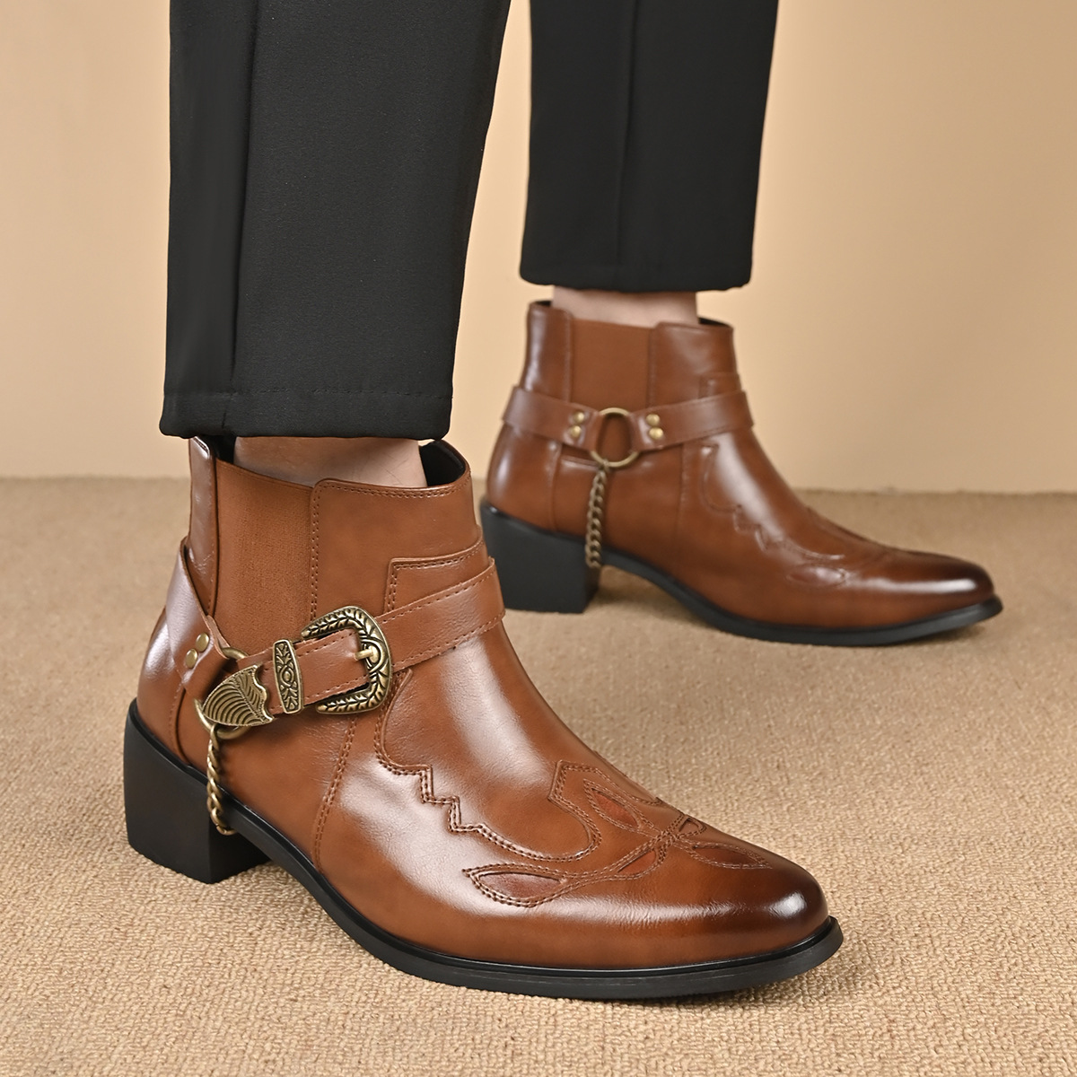 Fashion 2026 Men's Vintage Cow - Vintage Fashion Online 评论和价格