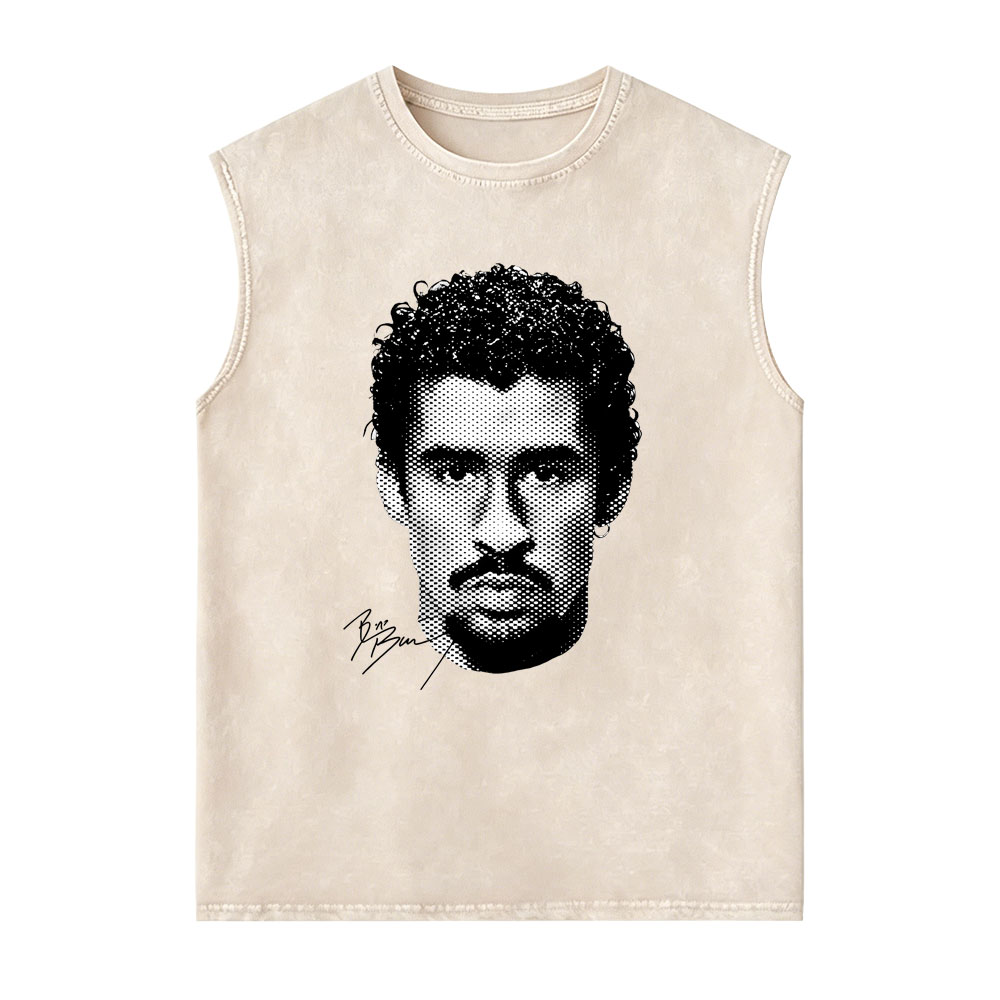 Washed Vintage Rapper Bad Bunn - Vintage Fashion World 评论和价格